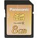 Panasonic 8GB SDHC Class 6 Flash Memory Card
