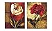 XM Art 2pc Unframed Flower Oil Painting Canvas Wall Art