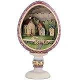 Jim Shore Easter Church Egg Diorama - Small Town, Big Blessings