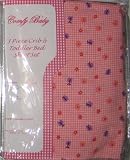 Pink Gingham Plaid Butterflies and Flowers Crib & Toddler Bed Sheet Set