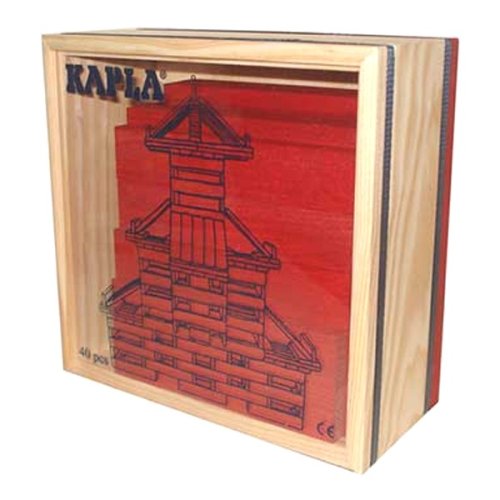 Kapla 40 Piece Building Set - Red