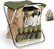 The Gardener - Folding Steel Frame Chair w/ Detachable Storage & 5 Popular Garden Tools