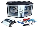 Music Performance Laboratory 800-Watt Amp, 1200-Watt Dual Subwoofer Set with Do-it-Yourself Installation Kit