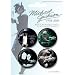 Michael Jackson 4 Button Collectors Pack Silver