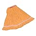 Rubbermaid FGC25306OR00 Looped-End Large Mop Head - 5" Headband, 4-Ply Cotton/Synthetic, Orange
