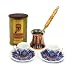 Turkish Coffee Set for Two with Premium Coffee (8.8 oz/250 g)