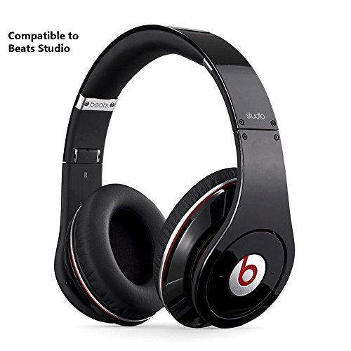 Studio (1st Gen) Memory Foam Protein Leather Replacement Earpads for