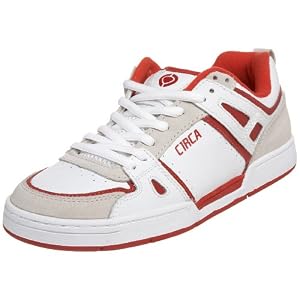 Buy C1RCA Mens Rog Skateboard Shoe,White Gray Red,10 M US by C1RCA