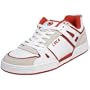C1RCA Men's Rog Skateboard Shoe,White/Gray/Red,7 M US