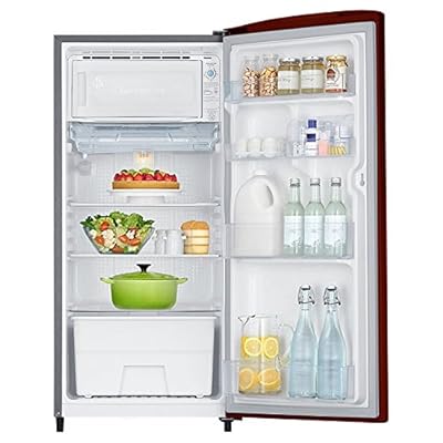 Samsung RR19J21C3RJ Direct-cool Single-door Refrigerator (192 Ltrs, 3 Star Rating, Red Tendril)