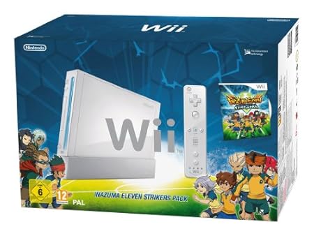 Console Nintendo Wii blanche - 'Inazuma Eleven : Strikers' série limitée