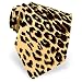 Leopard Print Tie by Wild Ties - Tan/taupe Silk