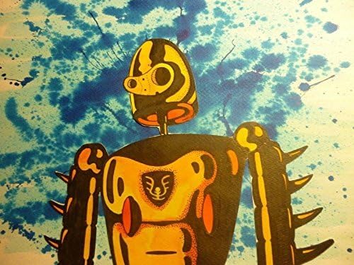 Rose jack Studio Ghibli Castle in the Sky robots Silk Fabric Canvas Poster Print 24 inch Poster wall decor