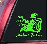 519jaGPWMBL. SL160  Michael Jackson 1958   2009 Vinyl Decal Sticker   Lime Green