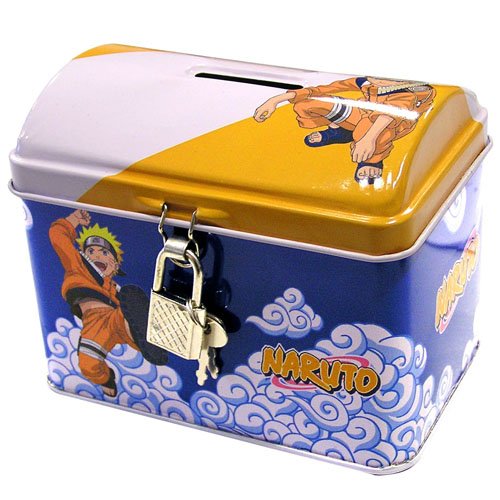 Naruto metal money box