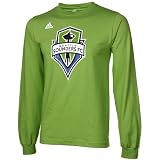 Seattle Sounders Green adidas Team Logo Long Sleeve T-Shirt