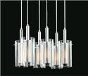 Sonneman Zylinder 6-Light Modern Pendant Chandelier
