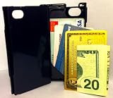 iFunner, iPhone 4 4s Case,Hard Plastic Durable ID Credit Card Slim Wallet, Holds 4, AT&T Verizon SprintDark Blue