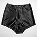 iloveSIA Women's Sexy Shorts Hot Pants High Waist Black Size S