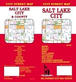 Salt Lake City, Utah Steet Map