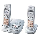 Panasonic Dect 6.0 Expandable Silver Digital Cordless Answering System - Dual Handset System (KX-TG9332S)