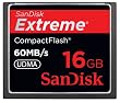 Sandisk 16GB Extreme CF memory card - UDMA 60MB/s 400x (SDCFX-016G-P61, Retail Package)