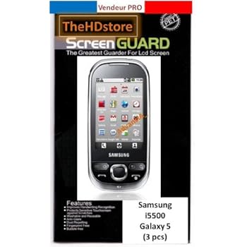 3 FILM PROTECTION ECRAN SAMSUNG i5500 Galaxy 5 [Appareils électroniques]