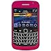 Amzer Rubberized Snap On Crystal Hard Case for Blackberry Bold 9700, Onyx 9700 (Hot Pink) thumb