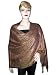 India Jamawar Medium Carmine Paisley Pashmina Shawl,Wrap Throw Reversible Free Shipp