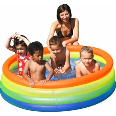 59 X 16 Neon Rainbow Kiddie Childrens Pool Unique Design