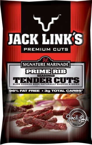 Jack Link's Tender Cuts, Prime Rib, 3.5-Ounce Bags (Pack of 6) by Dried Beef