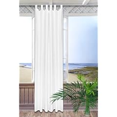 Schlaufenschal Alexandra wei� blickdicht 140x245cm