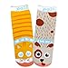 Ladybug and Caterpillar, Dolphin and Fish, Cow and Pig - Toddler Sock Set - Sunny Sidekicks Mismatched Friends 3-Pack