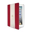 Puro PUFI053 - Funda para iPad2/New iPad con soporte, color rojo