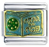 Buddhist Bracelet Hebrew Book Religious Italian Charm Link