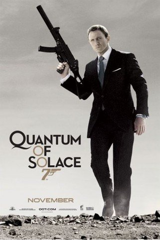 1art1 42972 James Bond 007 - Ein Quantum Trost - Maschinengewehr Poster (91 x 61 cm)