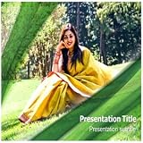 Saree Model Powerpoint Template - Saree Model Powerpoint (PPT) Presentation