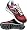 Maroon/white