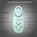 SUNNYPEAK Wireless Bluetooth Gamepad Remote Controller Compatible with 3D VR Glasses Google Cardboard Selfie Camera Shutter Wireless Mouse Music Player iPhone iPad Ebook Tablet PC TV (White)