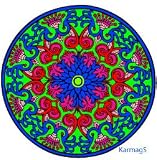 Royal Garden Mandala Auto Glass Sticker