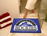 Colorado Rockies Door Mat Floor Rug Doormat 3'x4'