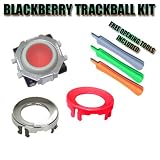 Replacement Blackberry Trackball (Red) and Matching Color Ring for Blackberry Curve Pearl 8100 8110 8120 8130 8220 8230 8300 8310 8320 8330 8800 8820 8830
