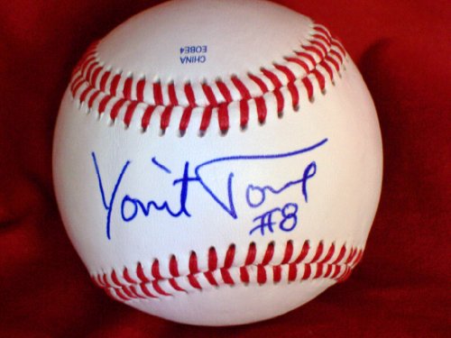 2011 World Series Yorvit Torrealba Autographed ROLB Baseball, Texas Rangers, Colorado Rockies, San Francisco Giants, Proof Photo of Yorvit Signing for Us.