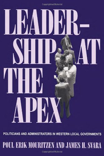 leadership at the apex politicians and administrators in western local governments