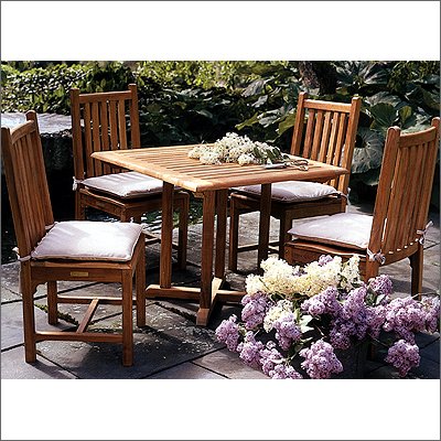 Kingsley-Bate Teak CD410 Classic 4-Seat Dining Set