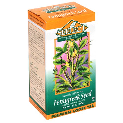 Seelect Tea, Loose, Fenugreek Seed, 12-Ounce Box (Pack of 3) by Seelect