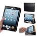 Acase Genuine Leather iPad Mini Case / Cover (Apple iPad Mini 7.9 inch Tablet) with Built-in Stand – Support Smart Cover Function for Mini iPad (Black)