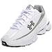 BIG BOY HEADGEAR INC Under Armour Preschool Blacktip Leather Shoe, White/Silver/Black