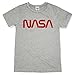 Hank Player 'NASA Retro Worm Logo' Men's T-Shirt