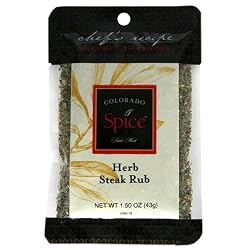 Colorado Spice Company, Herb Steak Rub, 1.5-Ounce Packet (Pack of 12)